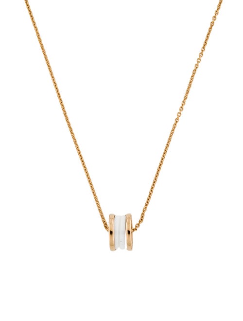 Bvlgari Ceramic B.zero1 Pendant Necklace