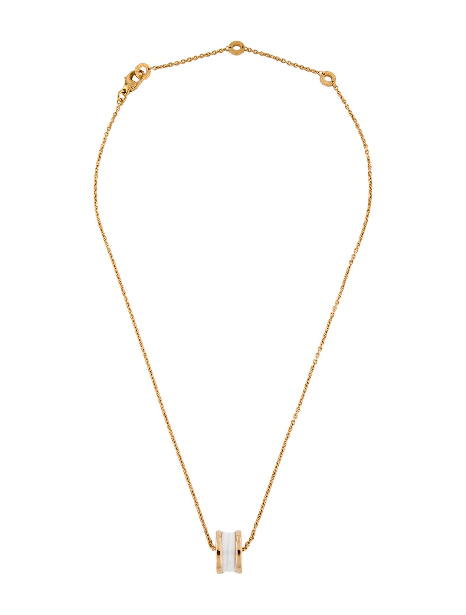 Bvlgari Ceramic B.zero1 Pendant Necklace