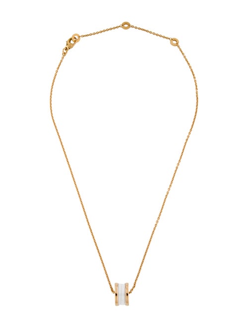 Bvlgari Ceramic B.zero1 Pendant Necklace