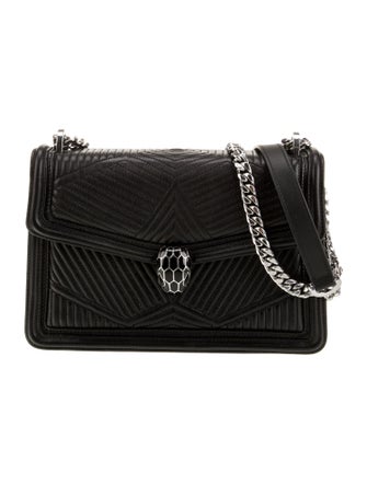 Bvlgari Leather Shoulder Bag