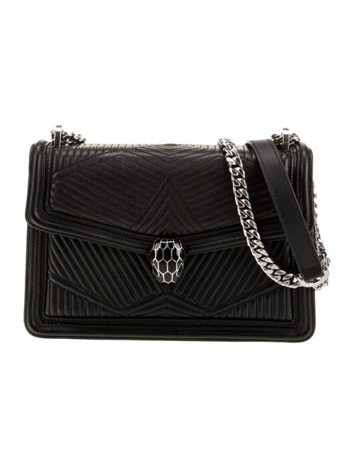 Bvlgari Leather Shoulder Bag