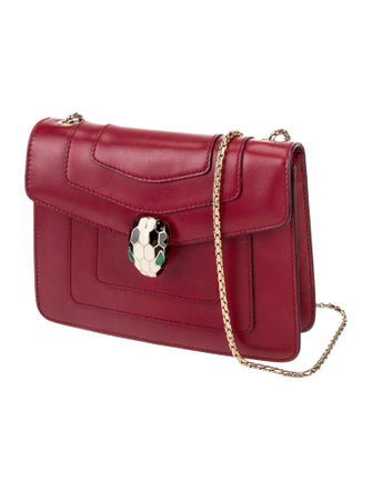 Bvlgari Leather Serpenti Forever Crossbody Bag Mini