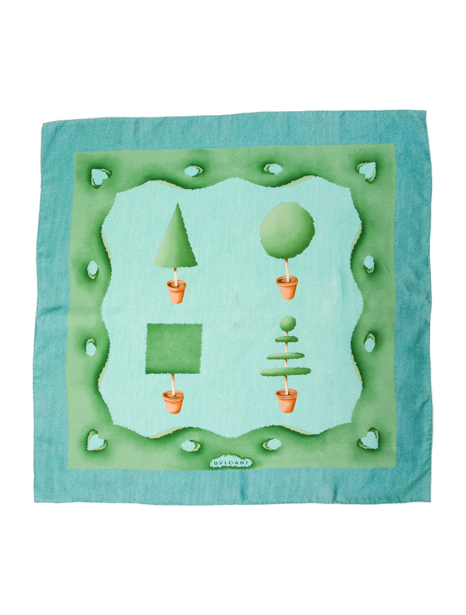 Bvlgari Silk Printed Scarf