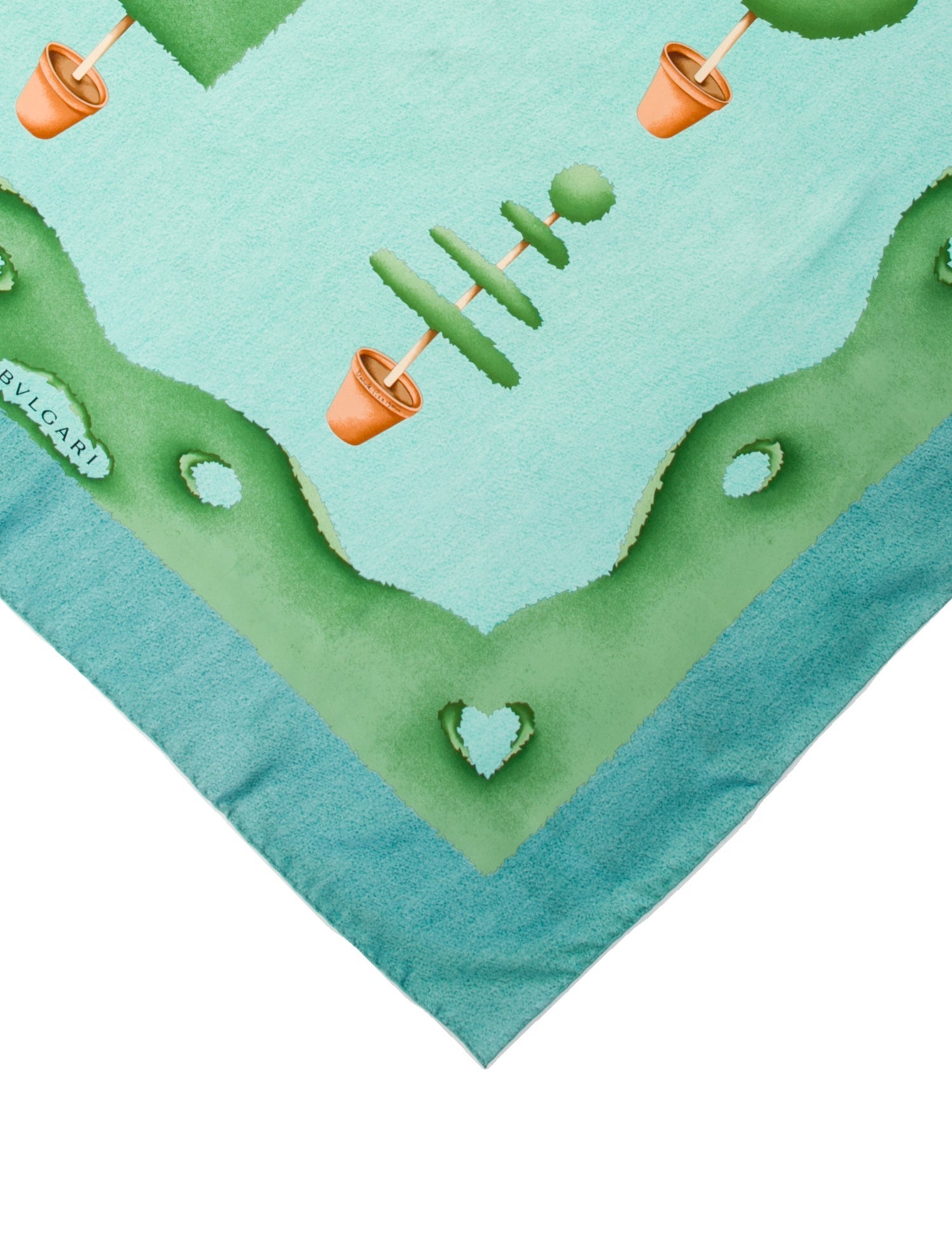 Bvlgari Silk Printed Scarf