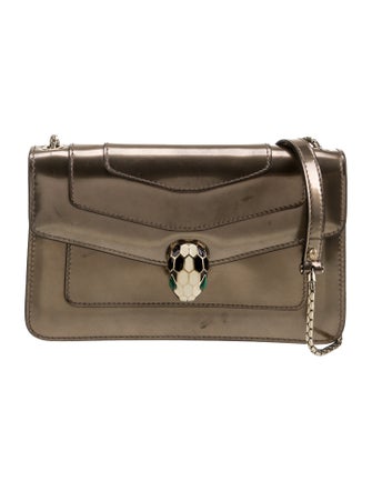 Bvlgari Patent Leather Crossbody Bag