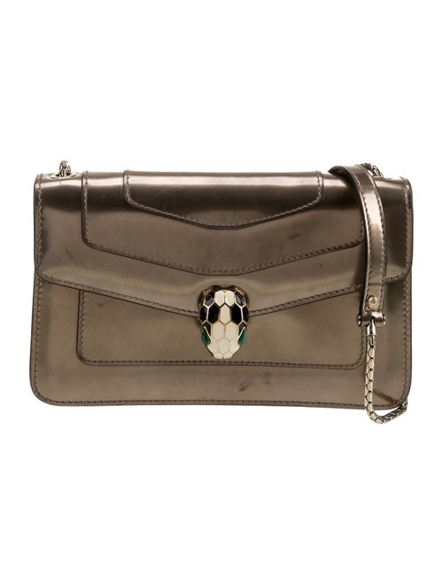 Bvlgari Patent Leather Crossbody Bag
