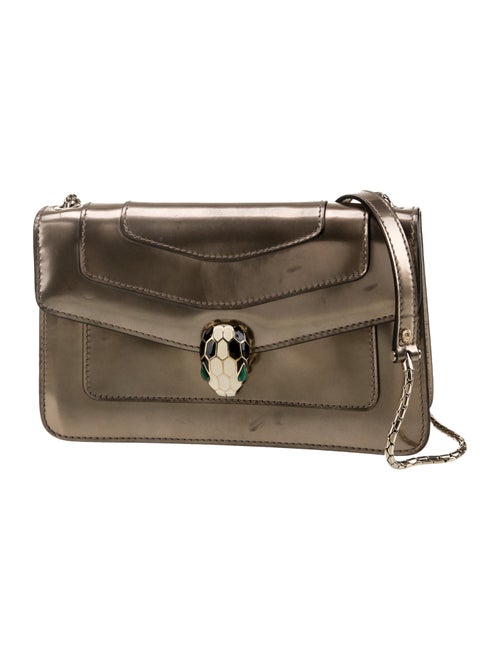 Bvlgari Patent Leather Crossbody Bag