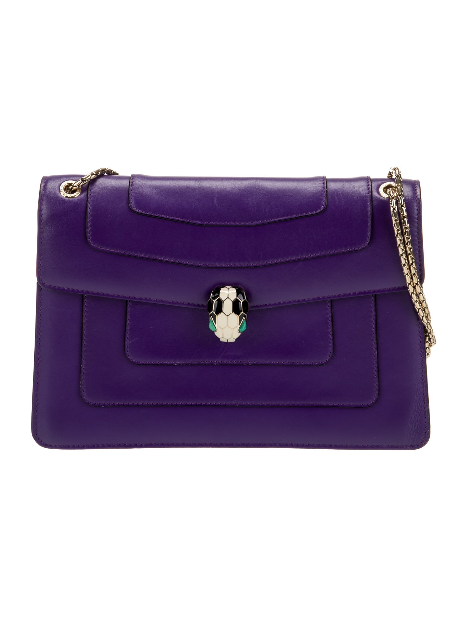 Bvlgari Leather Shoulder Bag