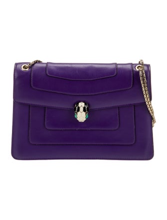 Bvlgari Leather Shoulder Bag
