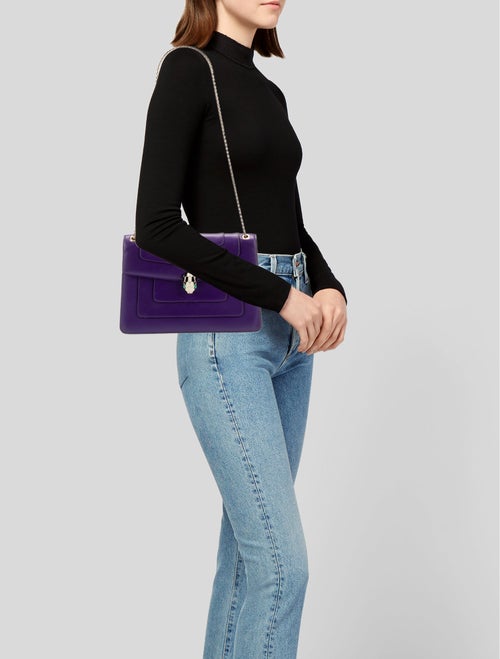 Bvlgari Leather Shoulder Bag