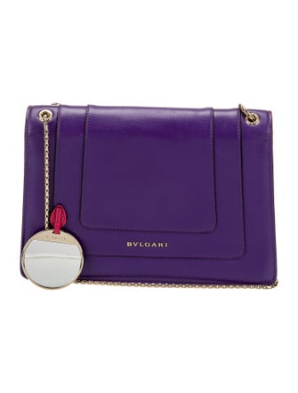 Bvlgari Leather Shoulder Bag