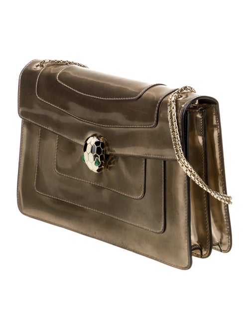 Bvlgari Patent Leather Shoulder Bag