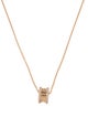 Bvlgari 18K Diamond B.zero1 Pendant Necklace