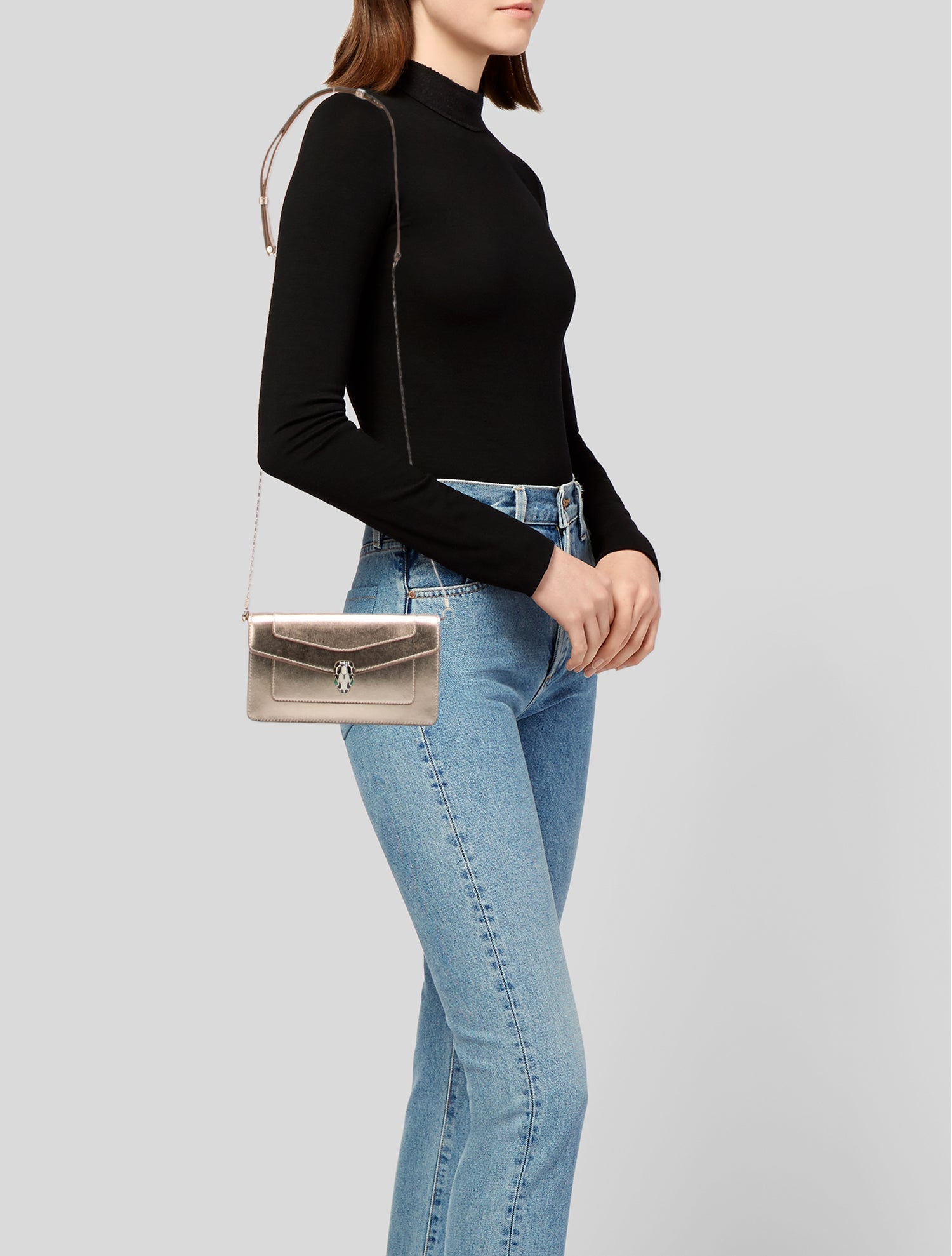 Bvlgari Leather Crossbody Bag