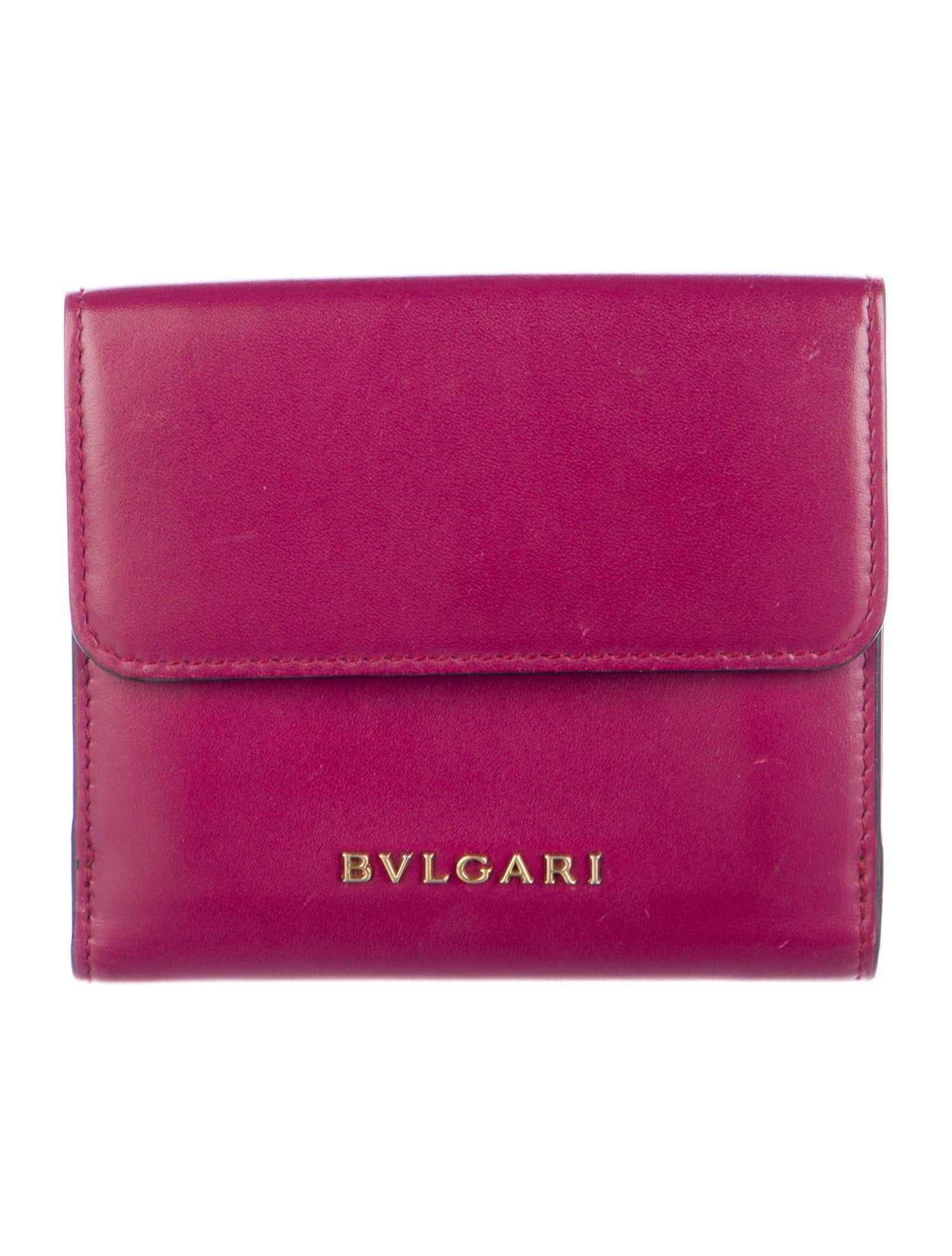Bvlgari Leather Compact Wallet