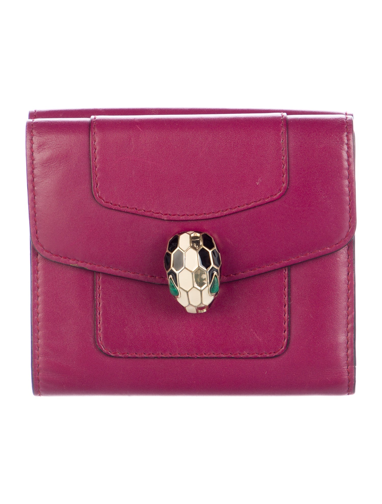 Bvlgari Leather Compact Wallet