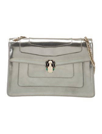 Bvlgari Patent Leather Shoulder Bag