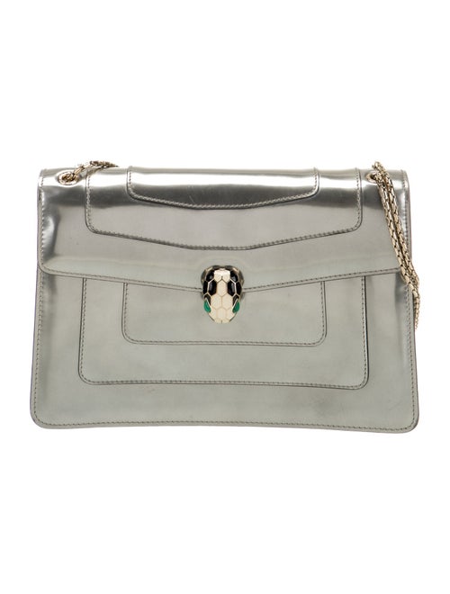 Bvlgari Patent Leather Shoulder Bag