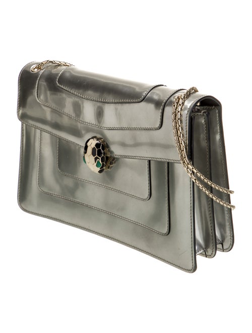 Bvlgari Patent Leather Shoulder Bag