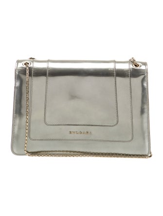 Bvlgari Patent Leather Shoulder Bag