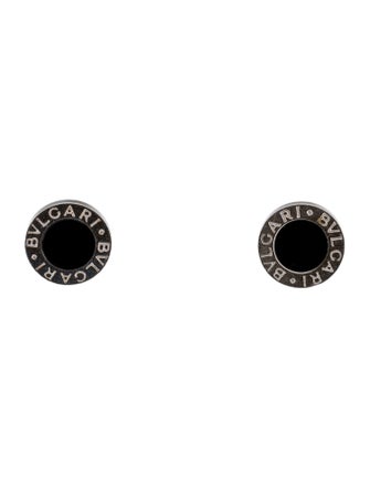 Bvlgari 18K Onyx Bvlgari Bvlgari Stud Earrings