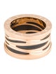 Bvlgari 18K Ceramic B.zero1 Design Legend Ring