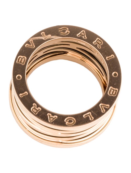 Bvlgari 18K Ceramic B.zero1 Design Legend Ring