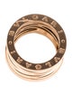 Bvlgari 18K Ceramic B.zero1 Design Legend Ring
