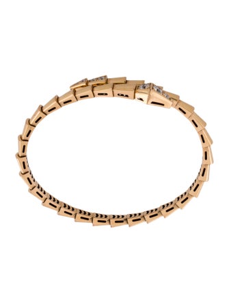 Bvlgari 18K Diamond Serpenti Viper Bracelet