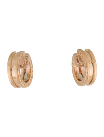 Bvlgari Small 18K B.zero1 Hoop Earrings
