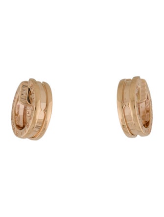 Bvlgari Small 18K B.zero1 Hoop Earrings