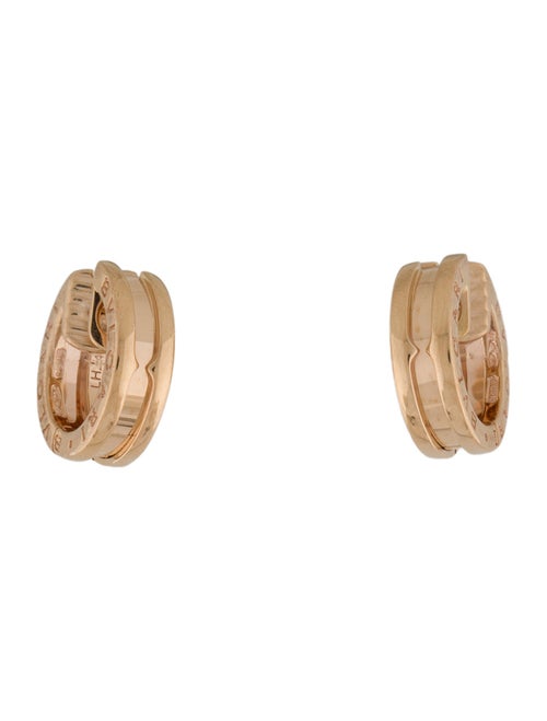 Bvlgari Small 18K B.zero1 Hoop Earrings