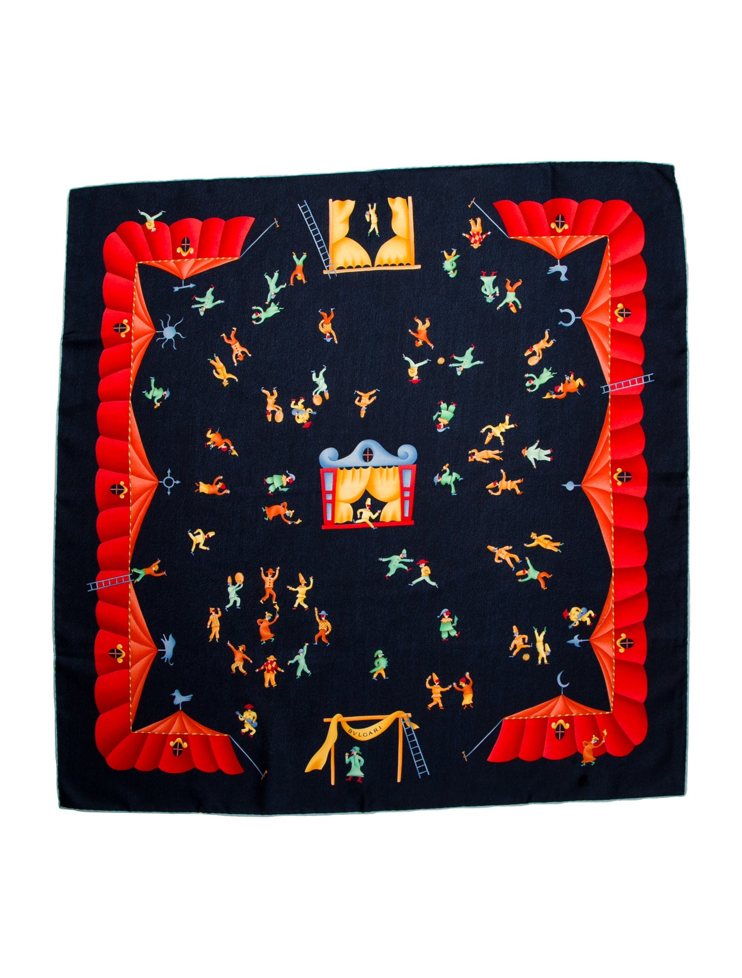 Bvlgari Silk Printed Scarf