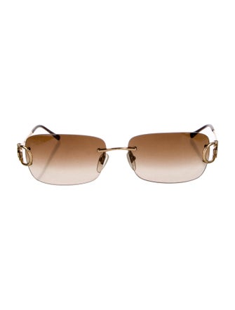 Bvlgari Square Gradient Sunglasses