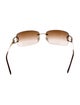 Bvlgari Square Gradient Sunglasses