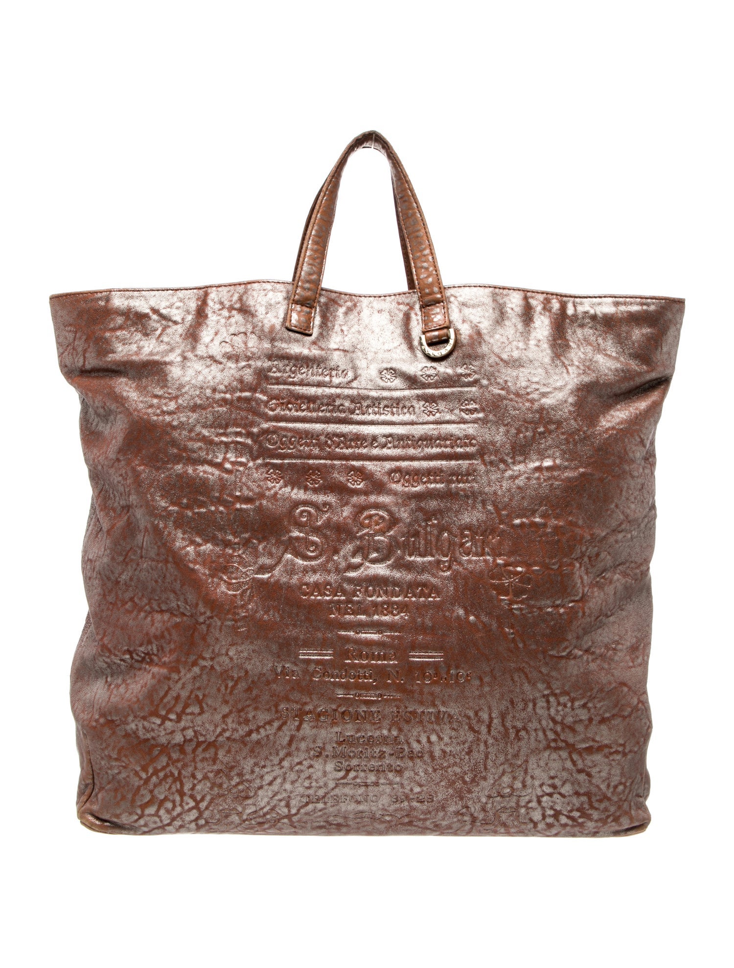 Bvlgari Leather Tote