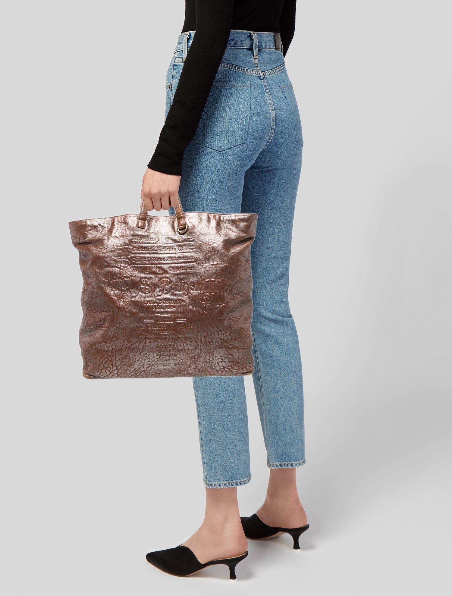 Bvlgari Leather Tote