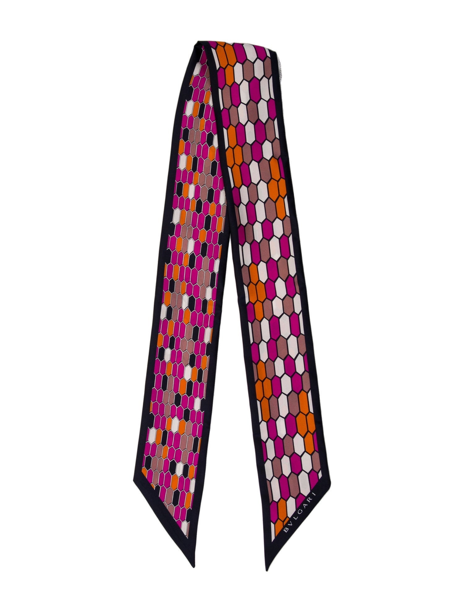 Bvlgari Silk Printed Bandeau w/ Tags