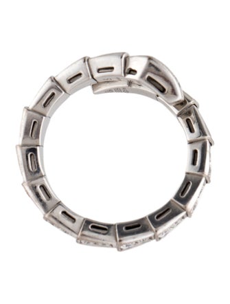 Bvlgari 18K Diamond Serpenti Viper Ring