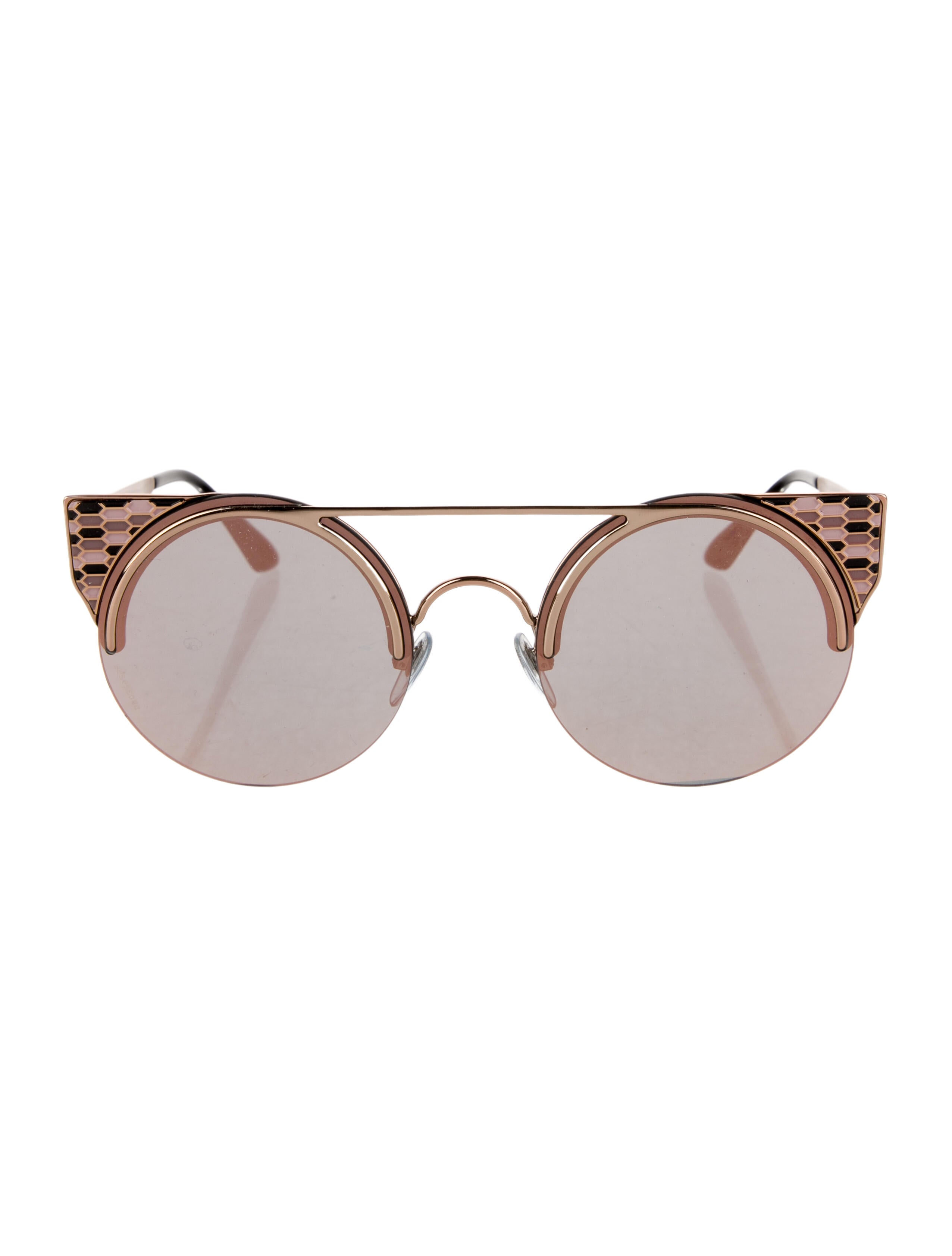 Bvlgari Cat-Eye Mirrored Sunglasses