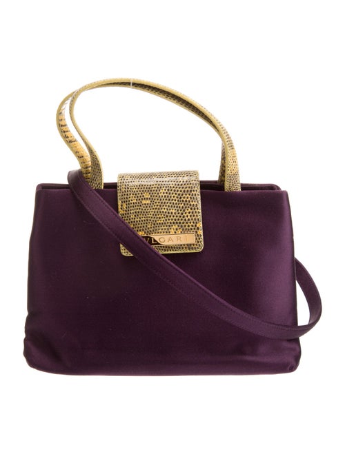 Bvlgari Satin Top Handle Bag