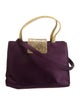 Bvlgari Satin Top Handle Bag
