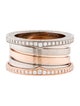 Bvlgari 18K Diamond B.zero1 Labyrinth Ring