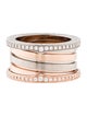Bvlgari 18K Diamond B.zero1 Labyrinth Ring