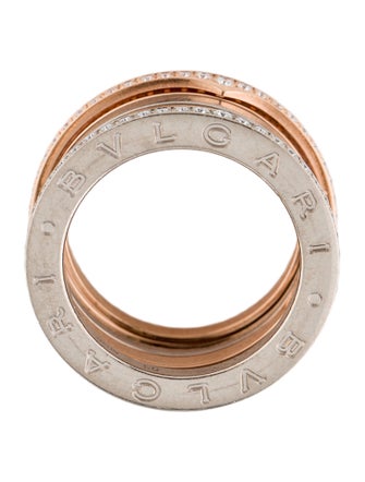 Bvlgari 18K Diamond B.zero1 Labyrinth Ring