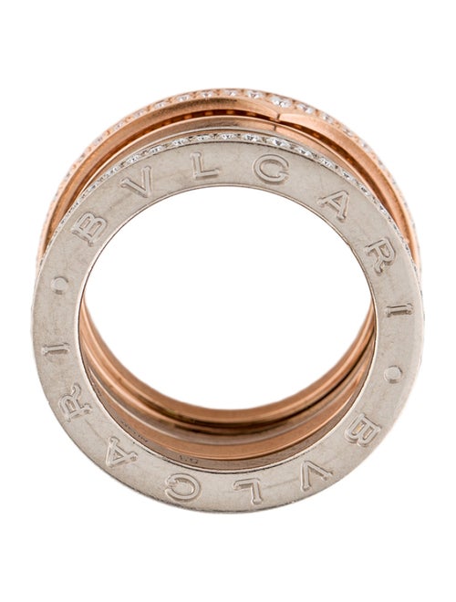 Bvlgari 18K Diamond B.zero1 Labyrinth Ring