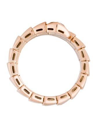 Bvlgari 18K Diamond Serpenti Viper Ring