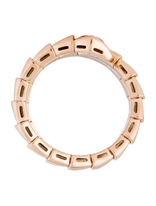 Bvlgari 18K Diamond Serpenti Viper Ring