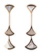 Bvlgari 18K Mother of Pearl & Diamond Divas' Dream Drop Earrings