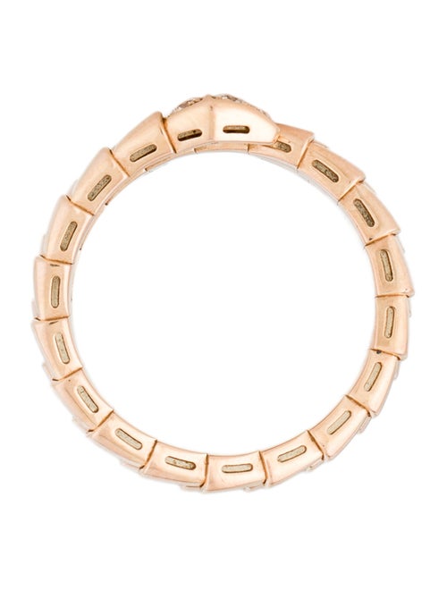 Bvlgari 18K Diamond Serpenti Viper Ring
